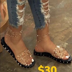 Spiked sandals